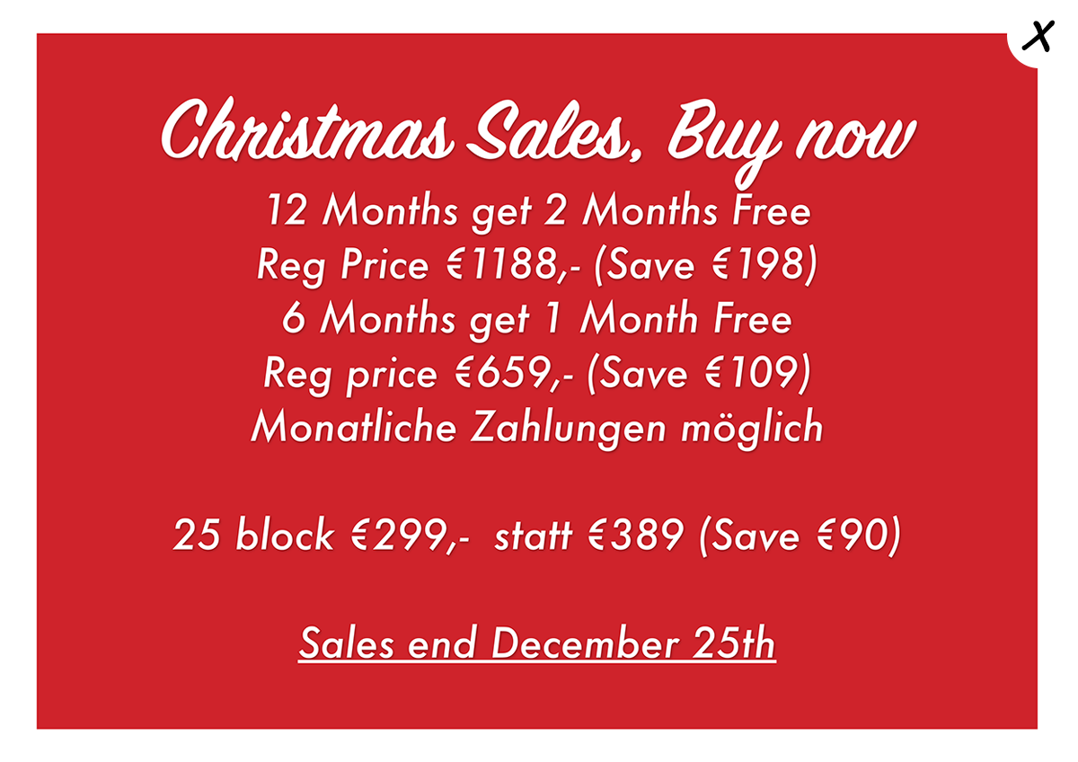 Hot Pilates Vienna Christmas Sale