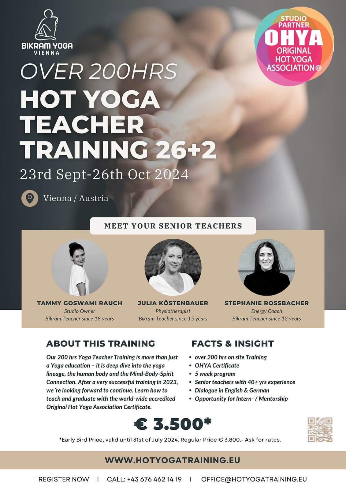 Hot Yoga Teacher Training 2024
